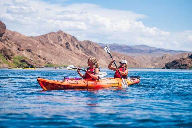 Emerald Cave & Black Canyon Kayak Tour with Vegas Pickup - Getting comfortable in the kayak