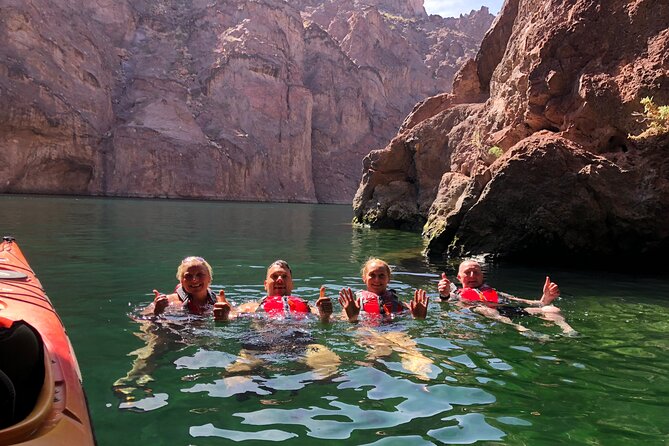 Emerald Cave & Black Canyon Kayak Tour with Vegas Pickup - Paddling upstream through Black Canyon