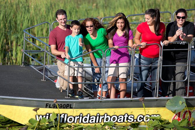 Florida Everglades Airboat Tour and Wild Florida Admission with Optional Lunch - Looking for alligators, eagles, and wading birds