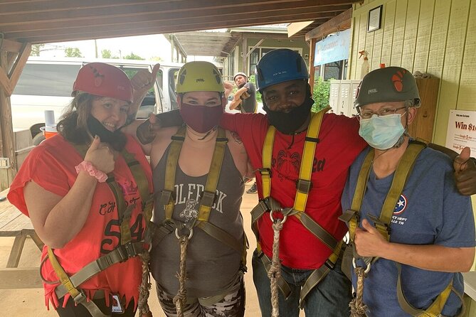 Fontanel Zipline Forest Adventure at Nashville North - The hiking between platforms
