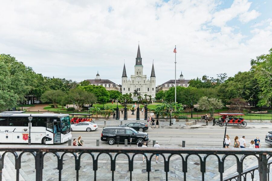 French Quarter Walking and Storytelling Tour - Reaching the Mississippi River and seeing the Quarter in context