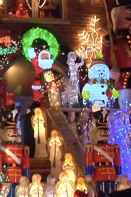 From Manhattan: Dyker Heights Lights & Skyline Tour - Brooklyn Bridge Park supplies the skyline finale
