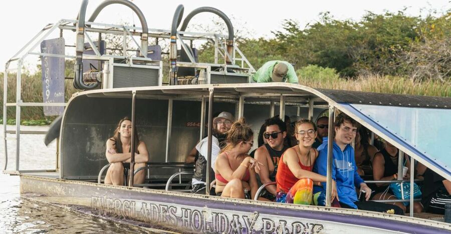 From Miami: Everglades Airboat, Wildlife Show & Bus Transfer - From Miami streets to the River of Grass