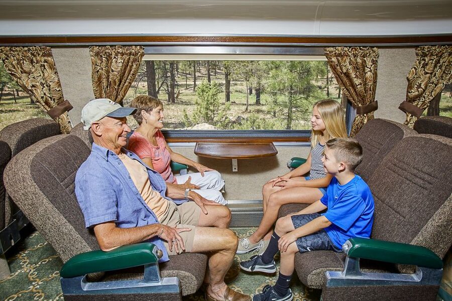 From Williams: Grand Canyon Railway Round-Trip Train Ticket - The return trip to Williams