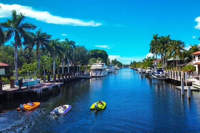 Ft. Lauderdale Mini Powerboat Rental. Canal, Yacht, Mansion Tour - Starting at Las Olas Paddle Boards