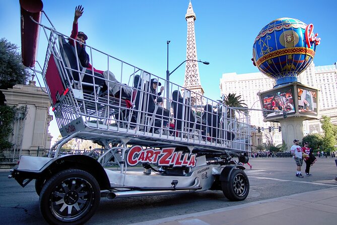 Giant Shopping Cart Limo Ride in Las Vegas - What Cartzilla is really like