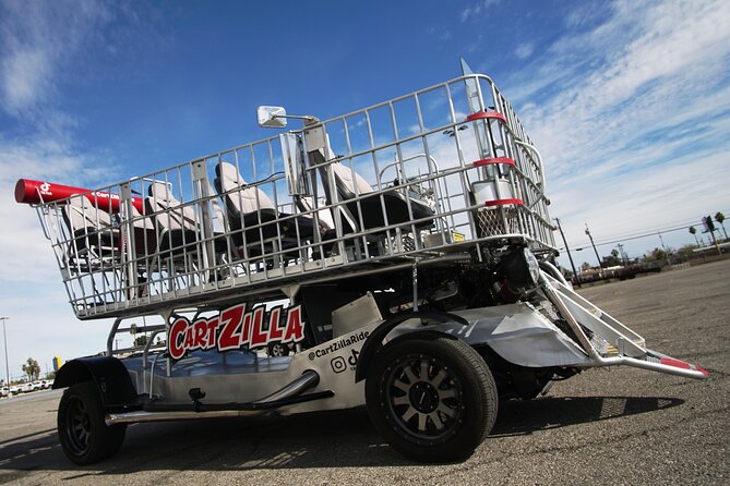 Giant Shopping Cart Limo Ride in Las Vegas - Seating, boarding, and what to wear