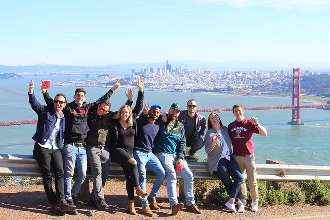 Golden Gate Bridge Muir Woods Sausalito with Optional Alcatraz - Palace of Fine Arts and the city return