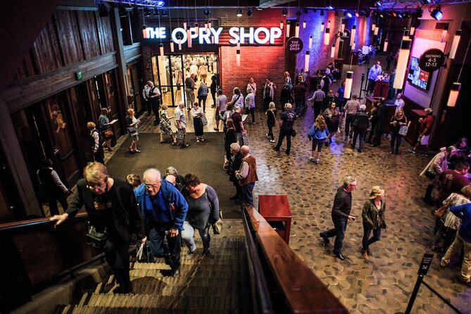 Grand Ole Opry Show Admission Ticket - Seating and sightlines at different price levels