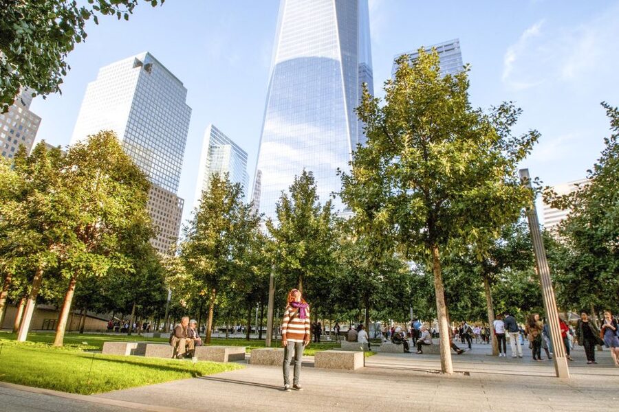 Ground Zero 9/11 Memorial Tour & Optional 9/11 Museum Ticket - Reading the names at the Memorial pools