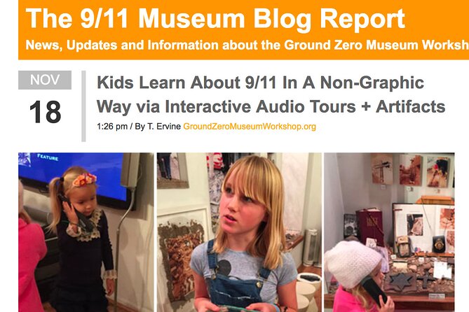 Ground Zero Museum Workshop Tour - How the 90-minute visit works