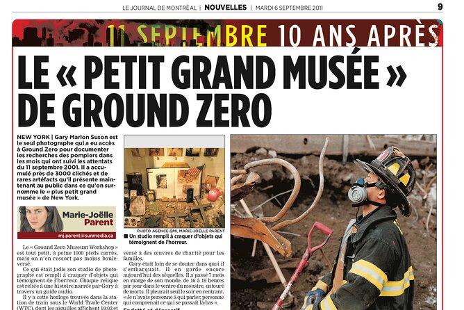 Ground Zero Museum Workshop Tour - Is $34.50 good value?