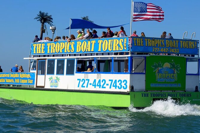 Guaranteed Dolphin Sighting Tour on Tropics Boat Tours - A short cruise that fits a beach day