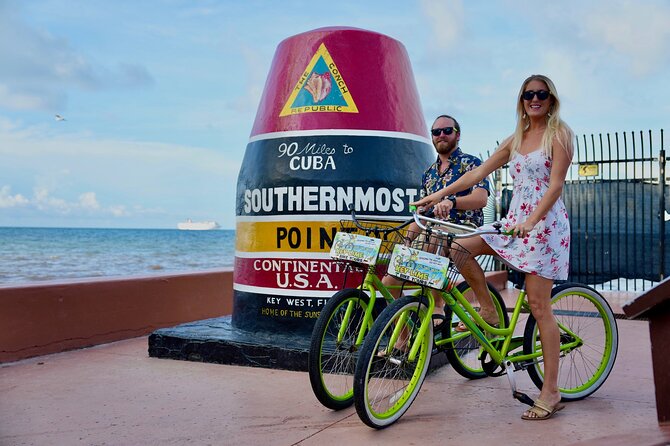 Guided Bike Tour of Old Town Key West - Mallory Square and the waterfront views
