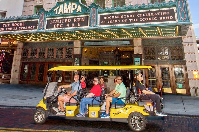 Guided Tampa Sightseeing Tour in a Deluxe Street Legal Golf Cart - Hyde Park Village and Bayshore Boulevard