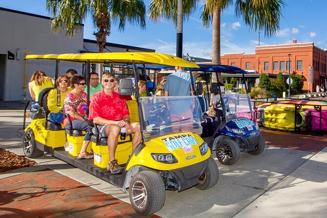 Guided Tampa Sightseeing Tour in a Deluxe Street Legal Golf Cart - Tampa Convention Center, Amalie Arena, and Water Street