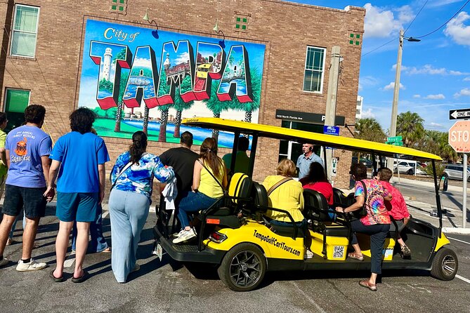 Guided Tampa Sightseeing Tour in a Deluxe Street Legal Golf Cart - The Florida Aquarium and Channel District