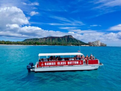 Glass Bottom Boat Tour along Oahu’s South Shore