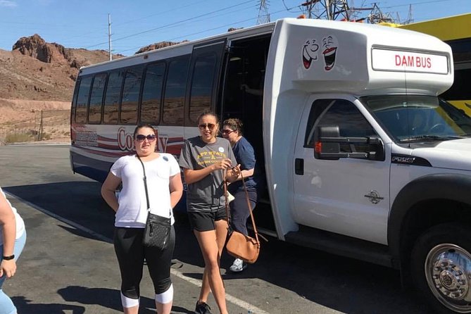 Hoover Dam Comedy Tour with Lunch and Comedy Club Tickets - Walking across the top of Hoover Dam
