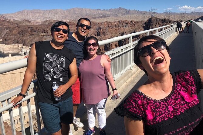 Hoover Dam with Walk On Top Tour and Seven Magic Mountains Stop - Lake Mead Lookout adds a wider view