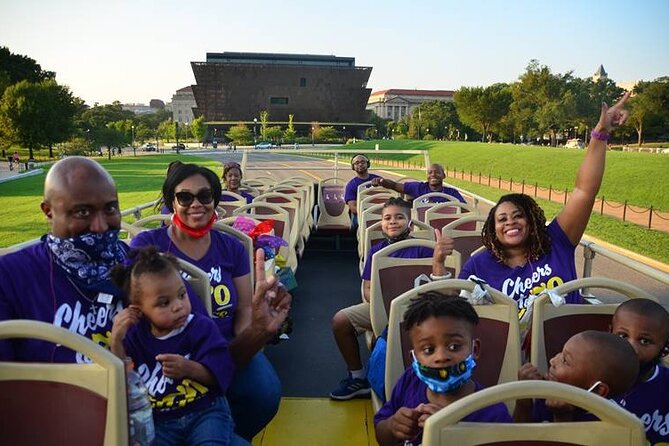 Hop-on Hop-off Sightseeing Tour by Open-top Bus with 18 Stops - Air and Space Museum, L’Enfant Plaza, and The Wharf