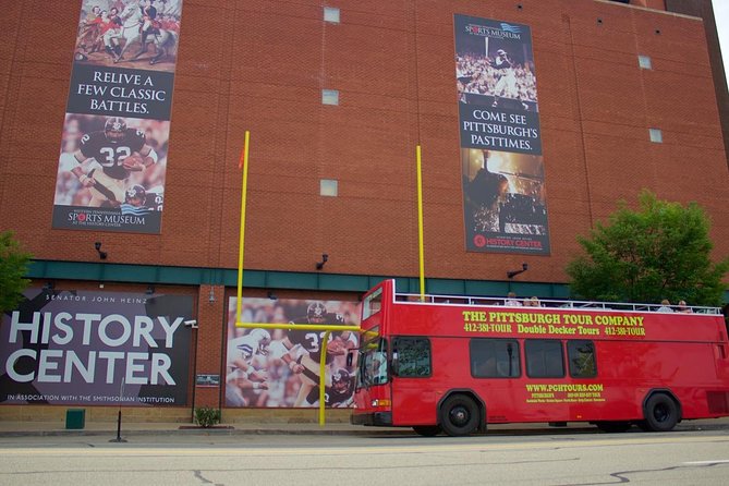 HOP ON-HOP OFF TOUR PASS- All Day Sightseeing Tour Pass - PPG Paints Arena and the Oakland museums