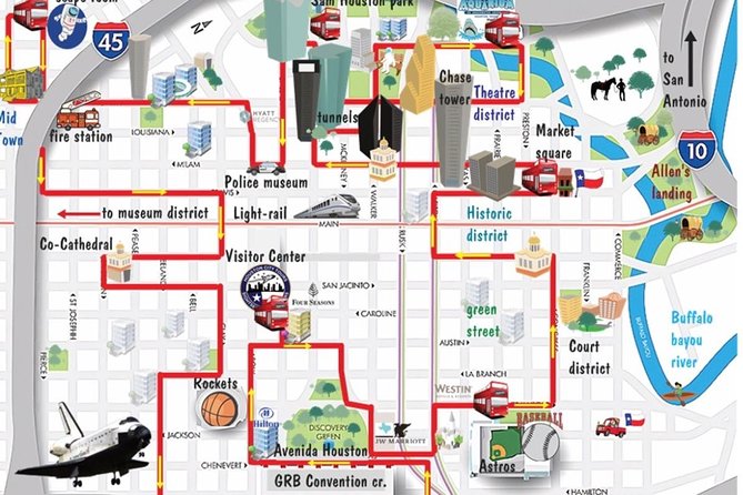 Houston's Official City & Mural Tour! - Old homes, Sam Houston Park, and Buffalo Bayou