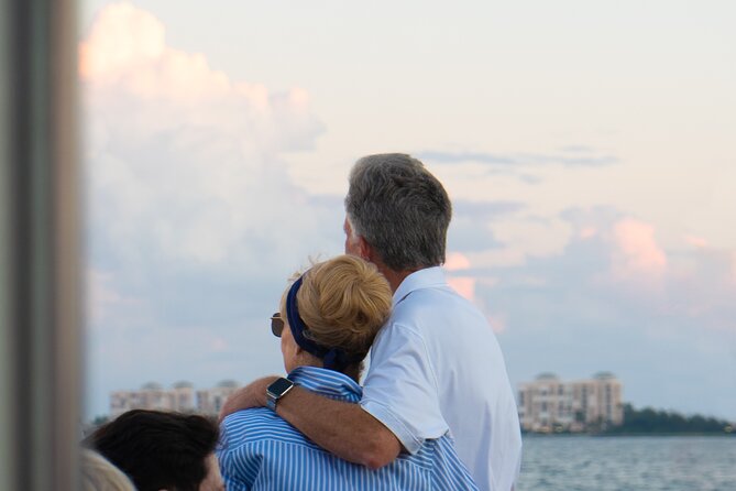 Island Sunset and Skyway Light Show - 3hr Boat Cruise in St. Pete - Sand Dollar Island gives the sunset some breathing room