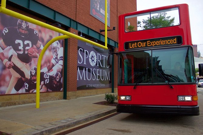 JUST THE TOUR - Double Decker bus sightseeing tour of Pittsburgh. - Downtown architecture and Oakland landmarks