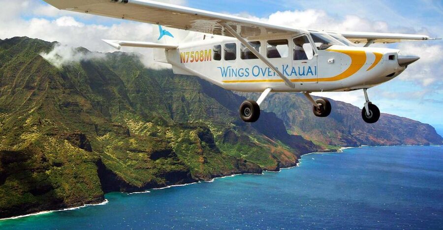 Kauai: Air Tour of Na Pali Coast, Entire Island of Kauai - Hanalei Bay and the north shore’s folded valleys