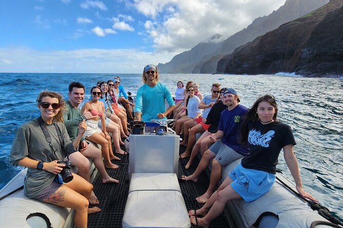 Kauai: Nā Pali Coast Zodiac Raft Expedition and Snorkeling - Kalalau Trail from the sea