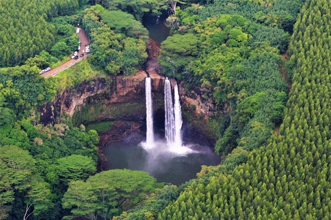 Kauai Private Doors-Off Helicopter: Ultimate Waterfalls & Canyons - Manawaiopuna Falls, the Jurassic Park waterfall