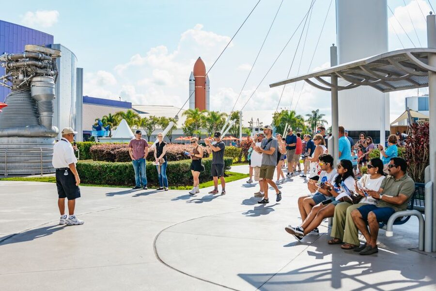 Kennedy Space Center: Entry Ticket with Explore Bus Tour - The Explore route to the launch area