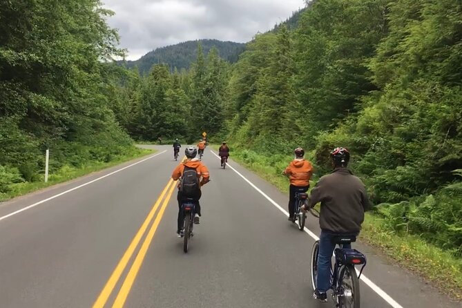 Ketchikan Electric Bike and Rain Forest Hike Ecotour - Rain is part of the bargain