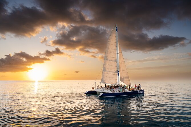 Key West Champagne Sunset Catamaran Cruise - Mallory Square From the Water