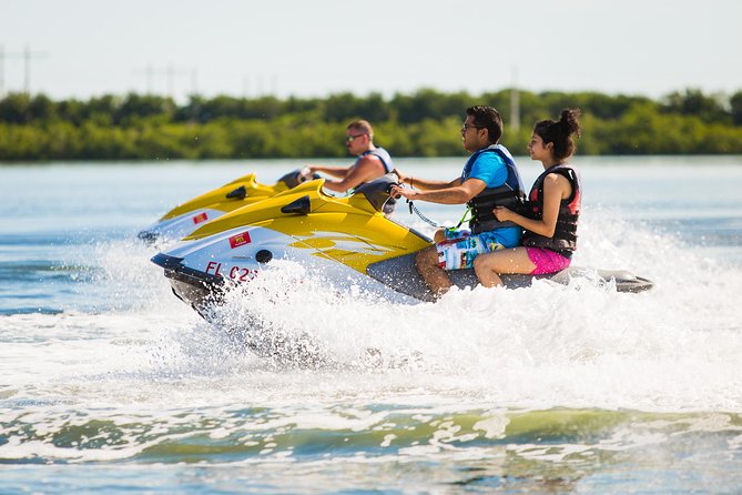 Key West Island Adventure Jet Ski Tour: Bring a Partner for Free - Sandbars, swimming, and open-water scenery
