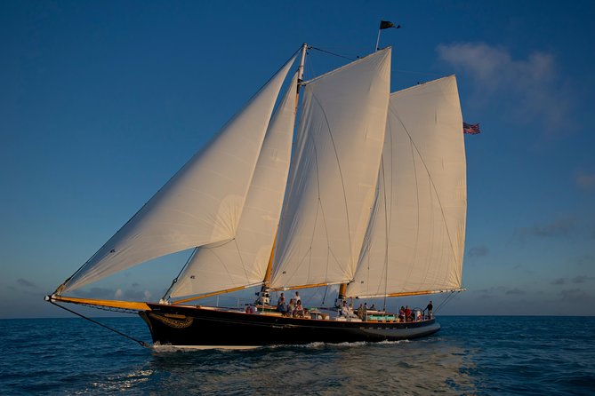 Key West Schooner Sunset Sail with Bar & Hors d'oeuvres - Sunset Pier, Sand Key Lighthouse, and the western horizon