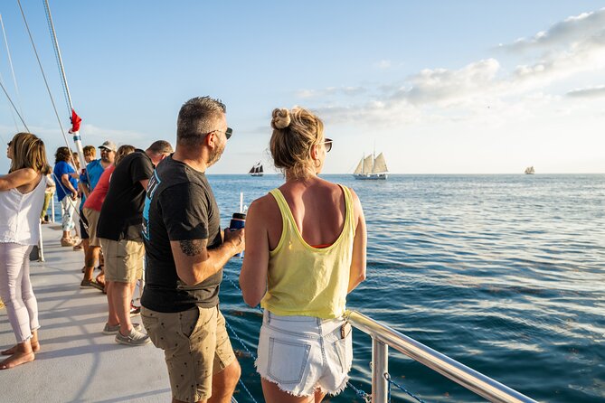Key West Sunset Sail with Open Bar, Live Music and Hors D'oeuvres - Finding the best place on the boat