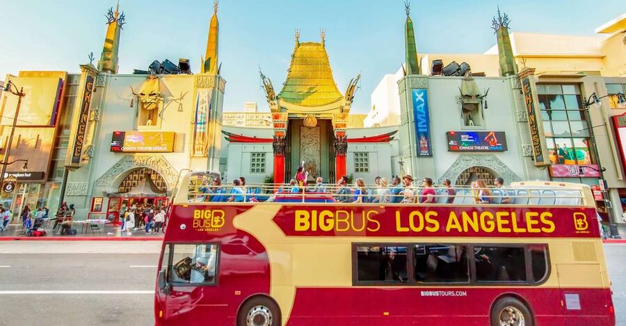 LA: Hop-on Hop-off Tour by Open-top Bus with 19 Stops - The Red Route: Hollywood, stars, and Beverly Hills