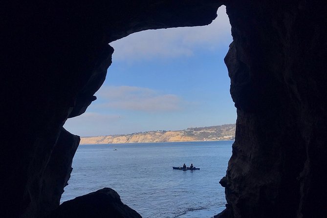 La Jolla Sea Caves Kayak Tour For Two (Tandem Kayak) - Paddling beside the rocky coast