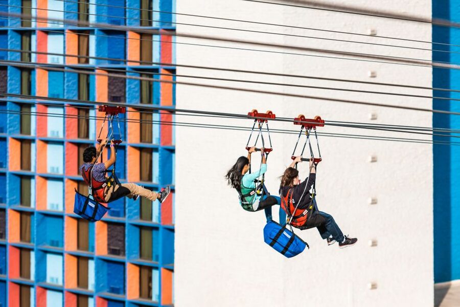 Las Vegas: FLY LINQ Zipline Ticket - How it compares with Fremont Street