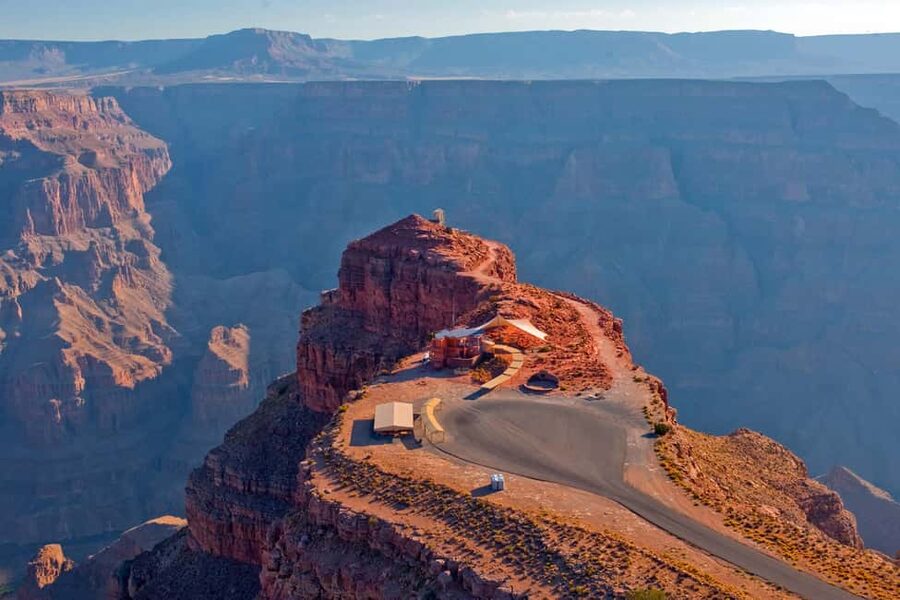 Las Vegas: Grand Canyon West Rim Tour with Optional Skywalk - Breakfast, lunch, snacks, and the long road west