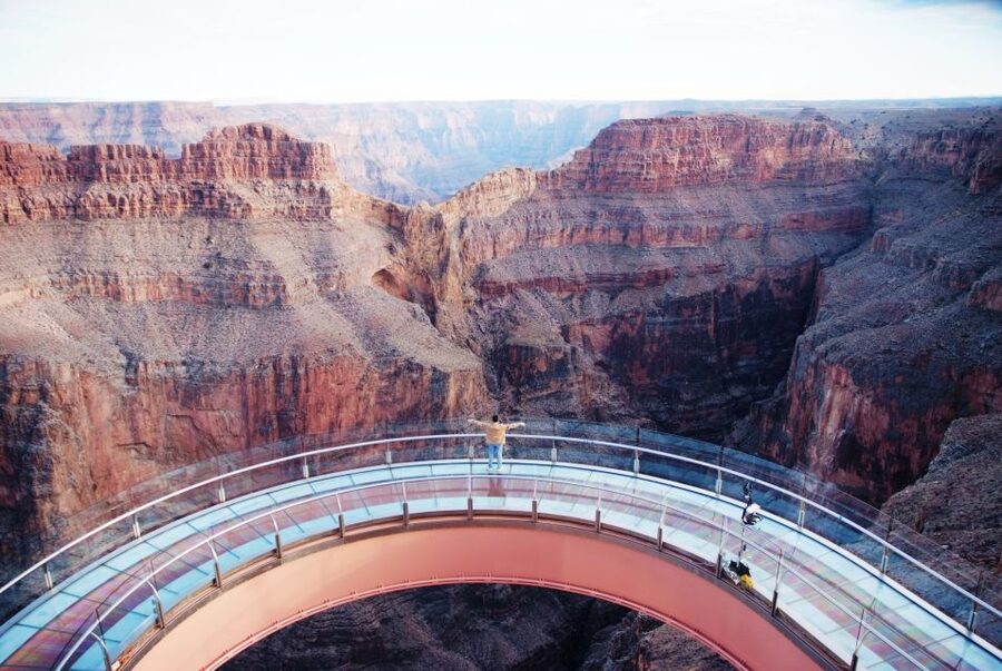 Las Vegas: Grand Canyon West Rim Tour with Optional Skywalk - Guides who make a long bus ride easier