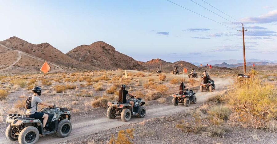 Las Vegas: Guided Las Vegas Desert ATV Tour - One hour on the quad-bike trails
