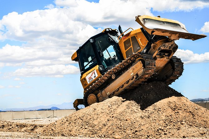 Las Vegas Heavy Equipment Playground: Dig, Push, and Play! - Safety briefing, vest, hard hat, and breathalyzer