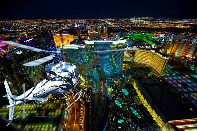 Las Vegas Helicopter Night Strip Flight Tour with Optional Dinner - Key Points at a Glance