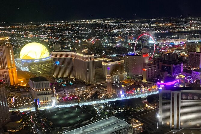 Las Vegas Helicopter Night Strip Flight Tour with Optional Dinner - Adding Dinner at Bonefish Grill or Pampas
