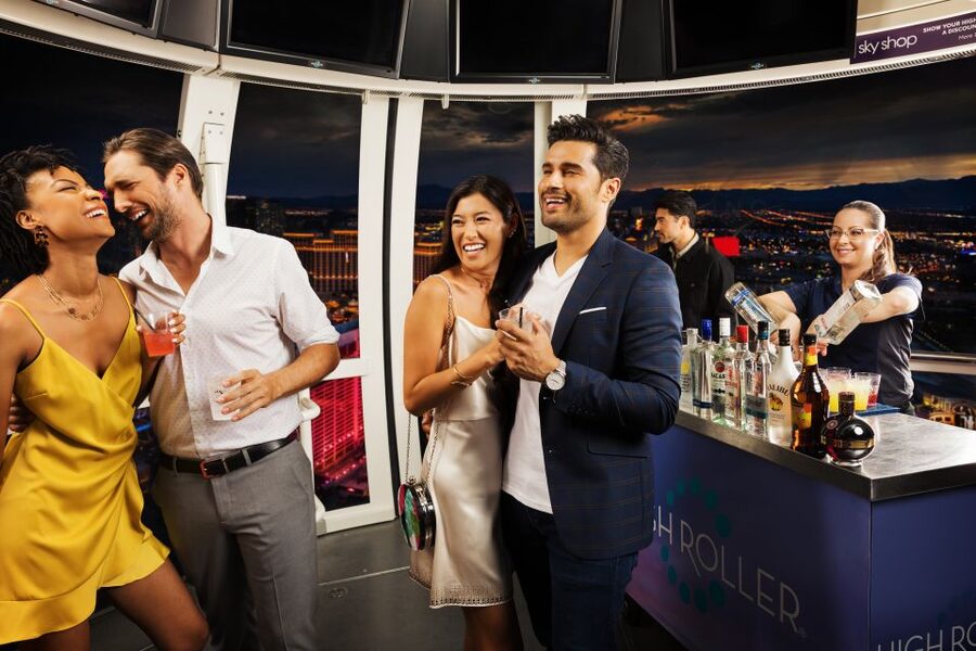 Las Vegas: High Roller Entry Ticket with In-Cabin Open Bar - Key points to know before you go