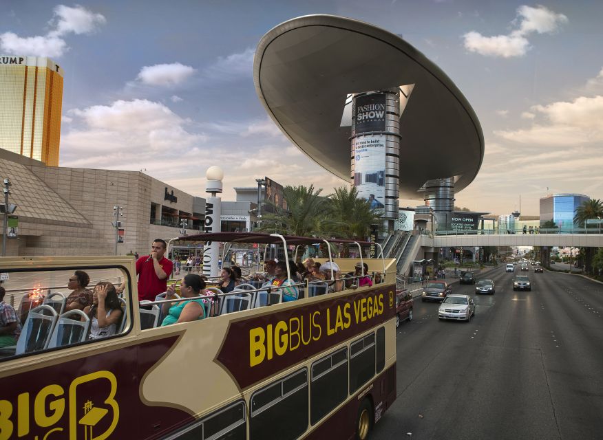 Las Vegas: Hop-on Hop-off Sightseeing Tour by Open-Top Bus - The High Roller and LINQ Promenade