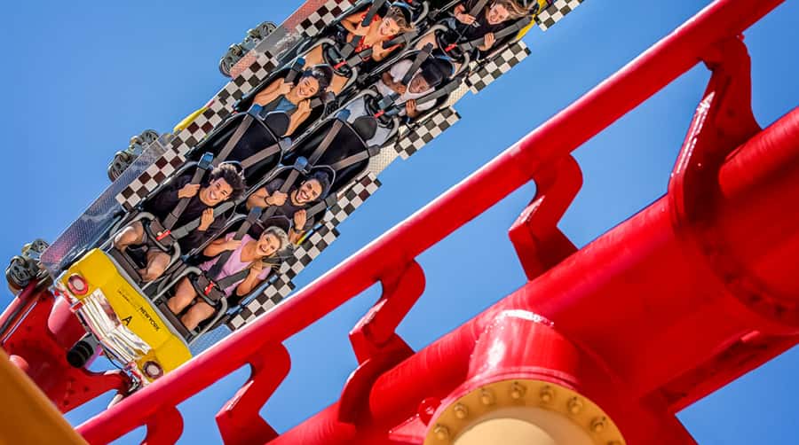 Las Vegas: New York-New York Hotel Big Apple Coaster Ride - How this compares with a full amusement park ride